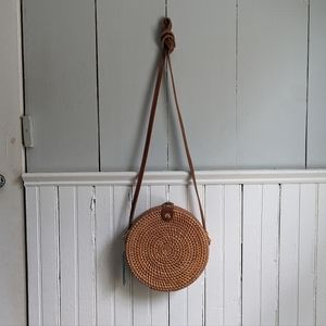 Hand Woven Rattan Basket Purse